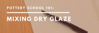 Mixing dry glaze at home with simple kitchen tools! - Amaranth Stoneware Canada