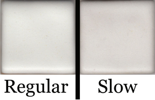A smooth, off-white glaze ideal as a liner for functional ware, Alabaster Satin works well with underglaze. Regular vs slow cooled. Amaranth Stoneware Canada.