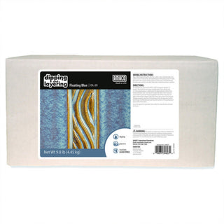 DL-20 Floating Blue is a classic blue glaze that is pale where thick, darker blue where thinner, and breaks iron brown. Amaranth Stoneware Canada.