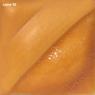 Deep Yellow Velvet Underglaze is a rich ochre at cone 05, less saturated at cone 5, and muted/darker at cone 10. Amaranth Stoneware Canada.