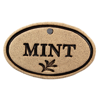 Garden Markers: white stoneware, 3.5"x2.25", weatherproof, rustproof hanger included. Unique leaf design. Handcrafted in Kingston, Ontario at Amaranth Stoneware.