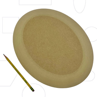 Oval forms with a rounded 2" edge, available in sizes: 7x10, 9x12, and 11x14. Amaranth Stoneware Canada.