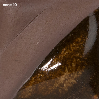 Red Brown Velvet Underglaze is a warm cocoa color with a reddish hue at cone 05, darkening to chocolatey tones at cone 10. Amaranth Stoneware Canada.