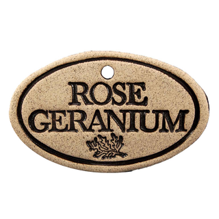 Garden Markers: white stoneware, 3.5"x2.25", weatherproof, rustproof hanger included. Unique leaf design. Handcrafted in Kingston, Ontario at Amaranth Stoneware.