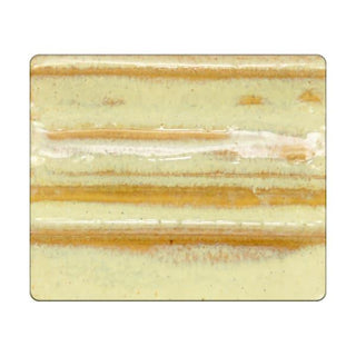 Spectrum’s 1148 Textured Chowder glaze at cone 4/6 produces a glossy yellow-brown surface. Amaranth Stoneware Canada.