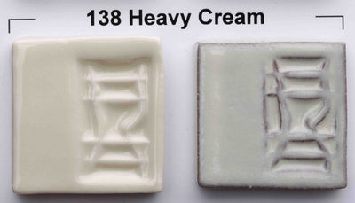 138 Heavy Cream Gloss Glaze by Opulence - Amaranth Stoneware Canada