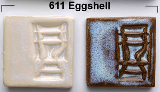 Glossy Opulence Glazes mimic gas-fired effects in C/6 electric kilns, with flowing secondary colors. Amaranth Stoneware Canada.