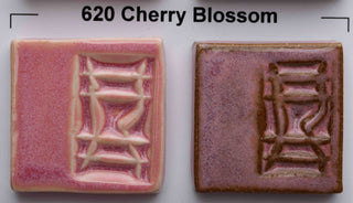 Glossy Opulence Glazes mimic gas-fired effects in C/6 electric kilns, with flowing secondary colors. Amaranth Stoneware Canada.