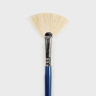 Mayco’s secret weapon for glazing large areas with soft, loose hairs that blend glazes, smooth drips, and apply specialty glazes. Taklon, birch handle, brass ferrule. Amaranth Stoneware Canada.