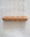 Crosshatch - Clay Texture Roller - Amaranth Stoneware Canada