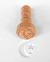 Moon & Star - Clay Texture Stamp - Amaranth Stoneware Canada