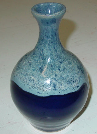 Cobalt Blue glaze, deep intense blue that darkens with thickness, perfect for darker applications. Amaranth Stoneware Canada.