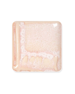 Pinky beige glaze. Translucent Cream is the base glaze for the Mystic glaze series.
