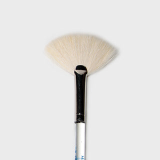 Mayco's secret weapon for large area glazing, with soft, loose hairs for blending and applying specialty glazes. Features Golden Taklon brush heads and an acrylic handle. Amaranth Stoneware Canada.
