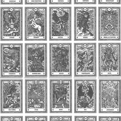 Tarot Cards - Underglaze Transfer - Amaranth Stoneware Canada
