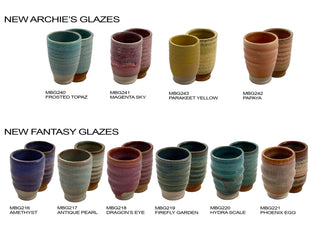 NEW Coyote 2022 Glazes - Amaranth Stoneware Canada