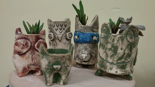 Succulent Animal Planters Workshop - Aug 1 - Amaranth Stoneware Canada