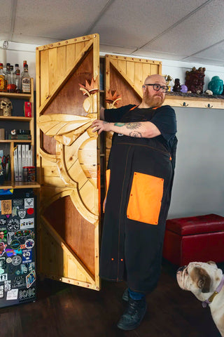 Split-Leg Craft Apron by Part-Time Potter