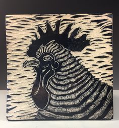 Black Sgraffito Slip