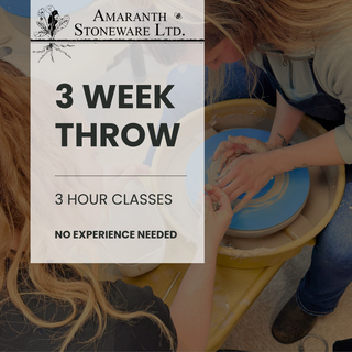 3 Week Pottery Throw Class