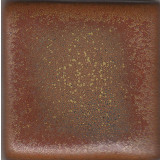 Autumn Spice glaze, satiny golden brown that shifts with cooling. Amaranth Stoneware Canada.