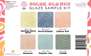Coastal Collection Sampler Box by Solar Glazes (6 x 4oz) 🍁