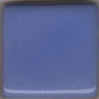 Blue Moon glaze, soft blue that creates oilspot effects when layered. Amaranth Stoneware Canada.