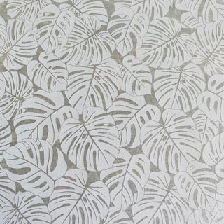 Monstera Leaves (White) - Underglaze Transfer by Elan Transfers