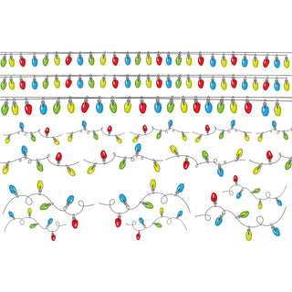 Christmas Lights - Underglaze Transfer