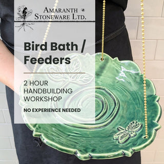 Bird Bath/Feeder - Handbuilding Workshop