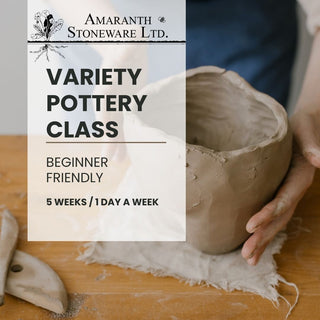 5 Week Beginner Variety Pottery Class