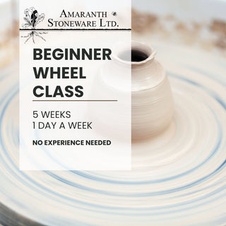 5 Week Beginner Pottery Wheel Class