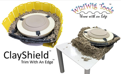 Clay Shield by Wiziwig Tools - Amaranth Stoneware Canada