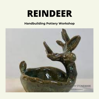 Winter Wonderland - Reindeer Pottery Workshop - Amaranth Stoneware Canada