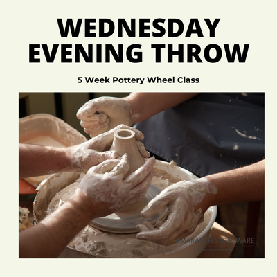 EVENING Wednesday Throwing Beginner Class (October Start) - Amaranth Stoneware Canada