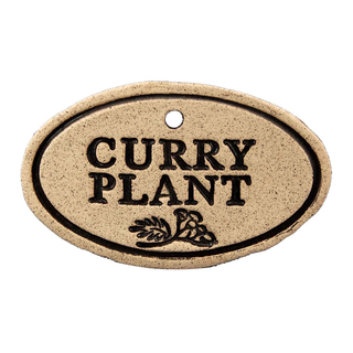 Garden Markers: white stoneware, 3.5"x2.25", weatherproof, rustproof hanger included. Unique leaf design. Handcrafted in Kingston, Ontario at Amaranth Stoneware.