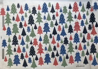 Holiday Trees (Multi-Coloured) - Underglaze Transfer Sheet by Elan Pottery