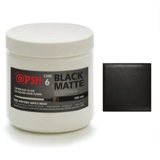 Black Matte Glaze ^6 by PSH