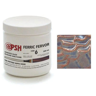 Ferric Fervor Gloss Glaze ^6 by PSH