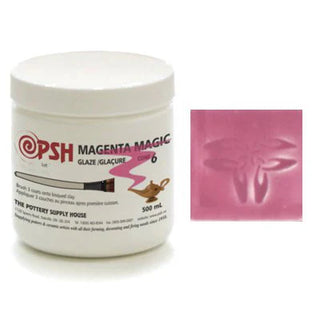 Magenta Magin Gloss Glaze ^6 by PSH