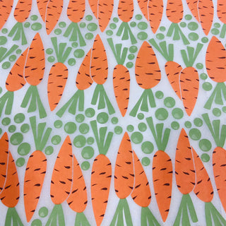 Peas & Carrots (Multi-Coloured) - Underglaze Transfer Sheet by Elan Pottery