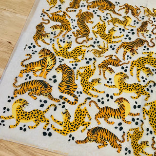 Jungle Tigers - Underglaze Transfer Sheet by Elan Pottery