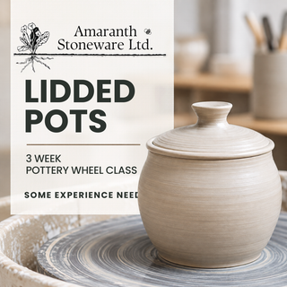 Lidded Pots: 3 Week Wheel Class