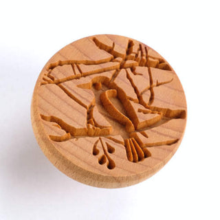 SCXL Stamps, 6 cm (2.4 inches) in diameter, for stunning patterns on clay, dough, and fondant. Bird stamp. Amaranth Stoneware Canada.