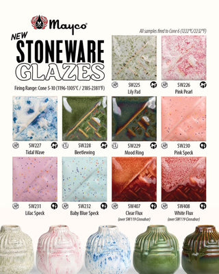NEW 2026 Glaze Sample Set by Mayco (10x4oz)