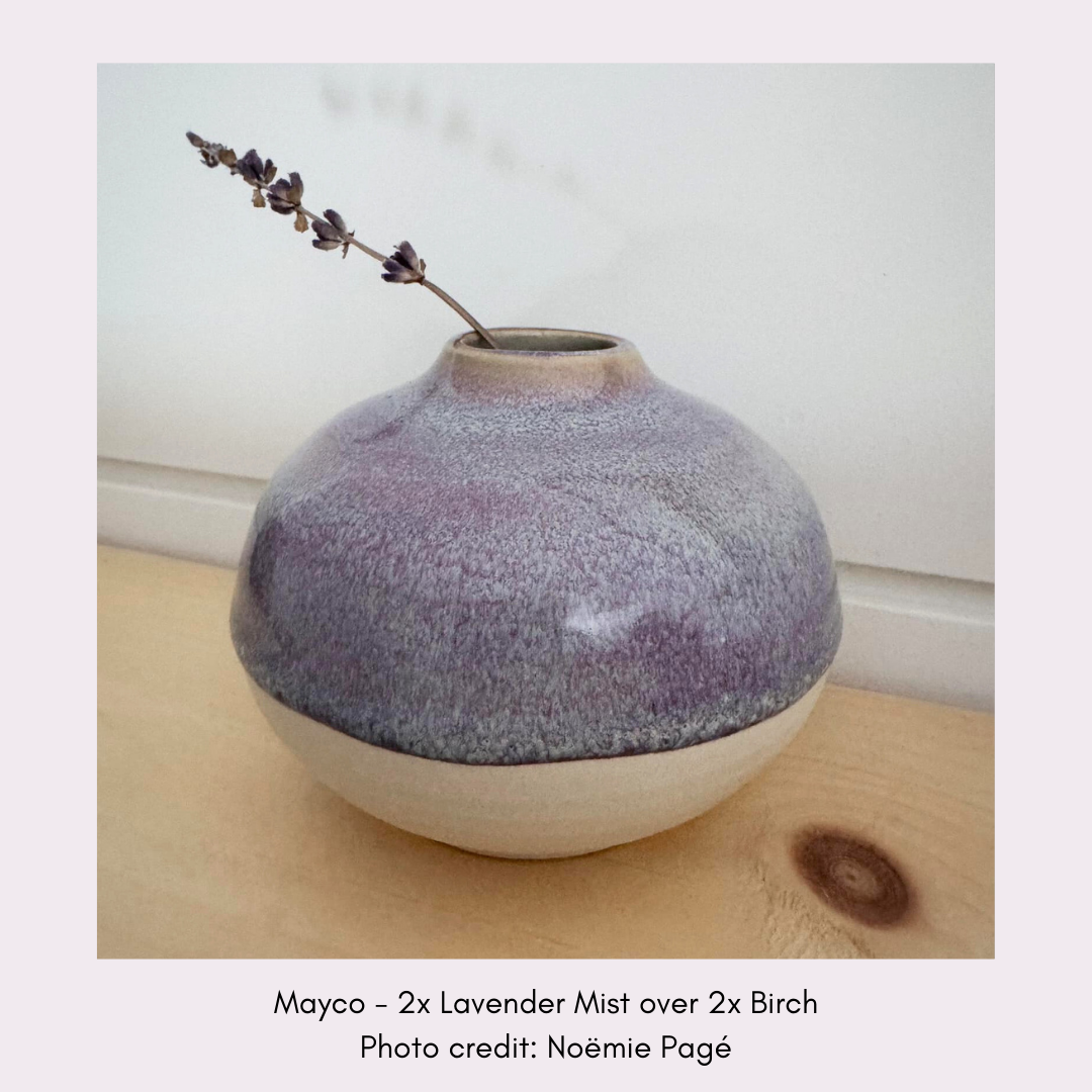 mayco elements lavender flower Mayco Stoneware Classic Glaze