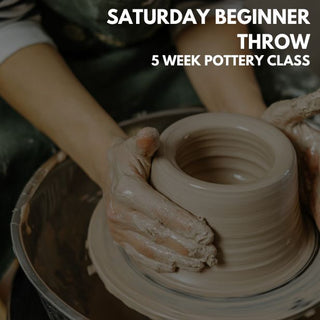 Saturday Morning Beginner Pottery Wheel Class (March Start)