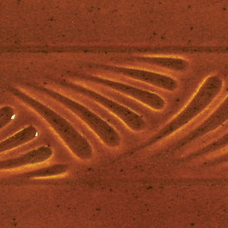 Deep Sienna Speckle is a warm, rich russet glaze that is translucent with dark speckles. Amaranth Stoneware Canada.