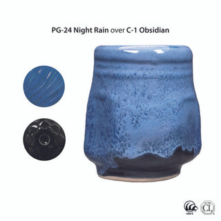 PG-24 Night Rain Phase Glaze (PG) by Amaco