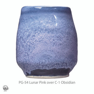 PG-54 Lunar Pink Phase Glaze (PG) by Amaco